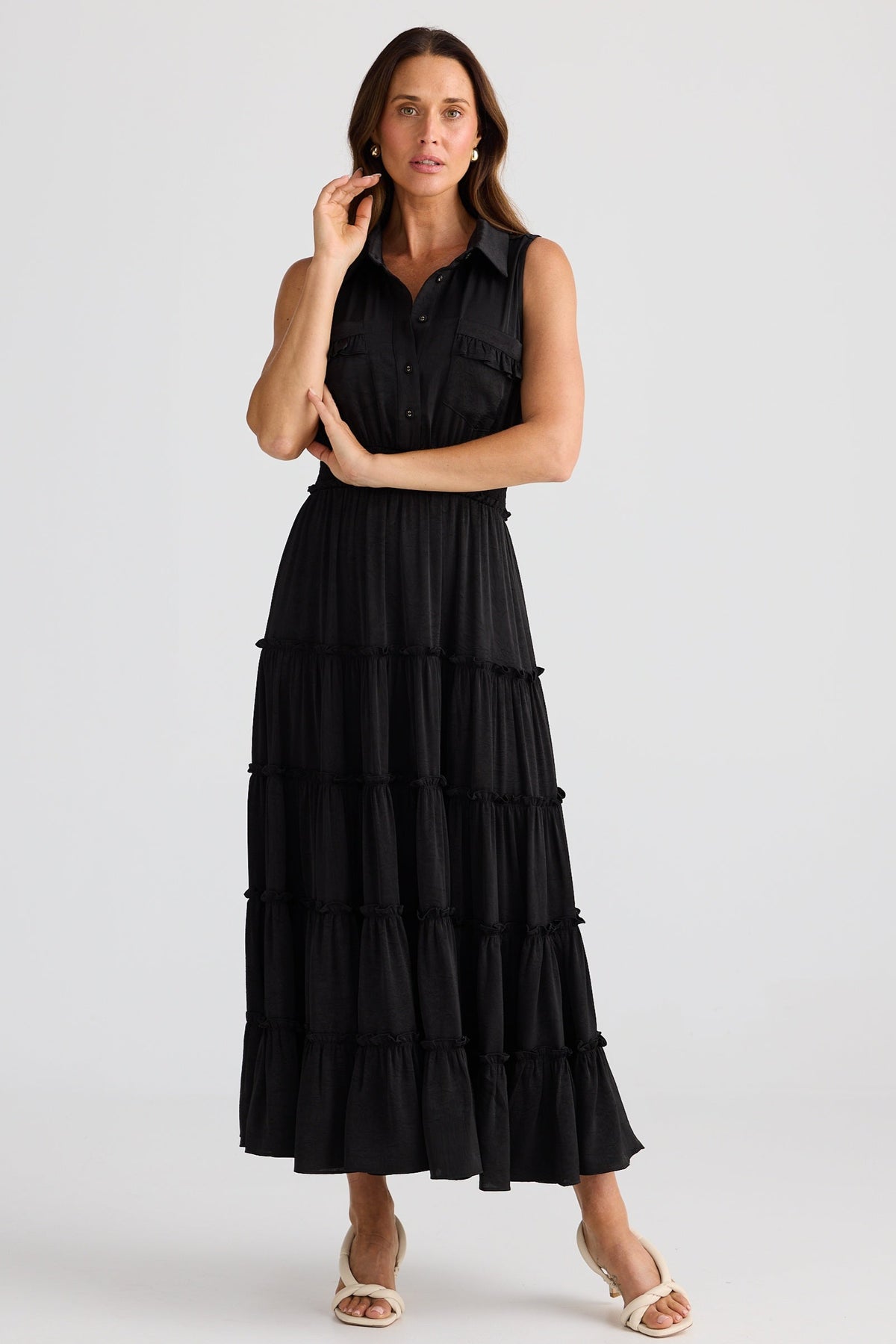Brave + True Lido Sleeveless Dress in Black