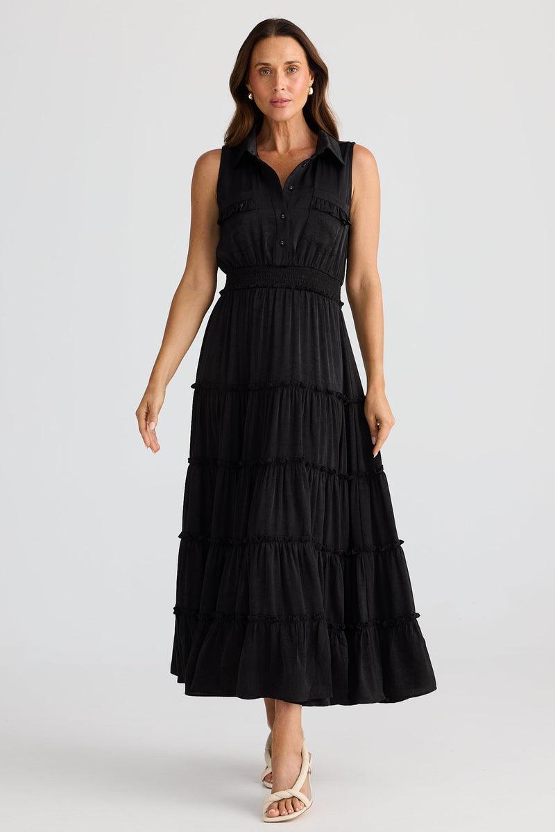Brave + True Lido Sleeveless Dress in Black