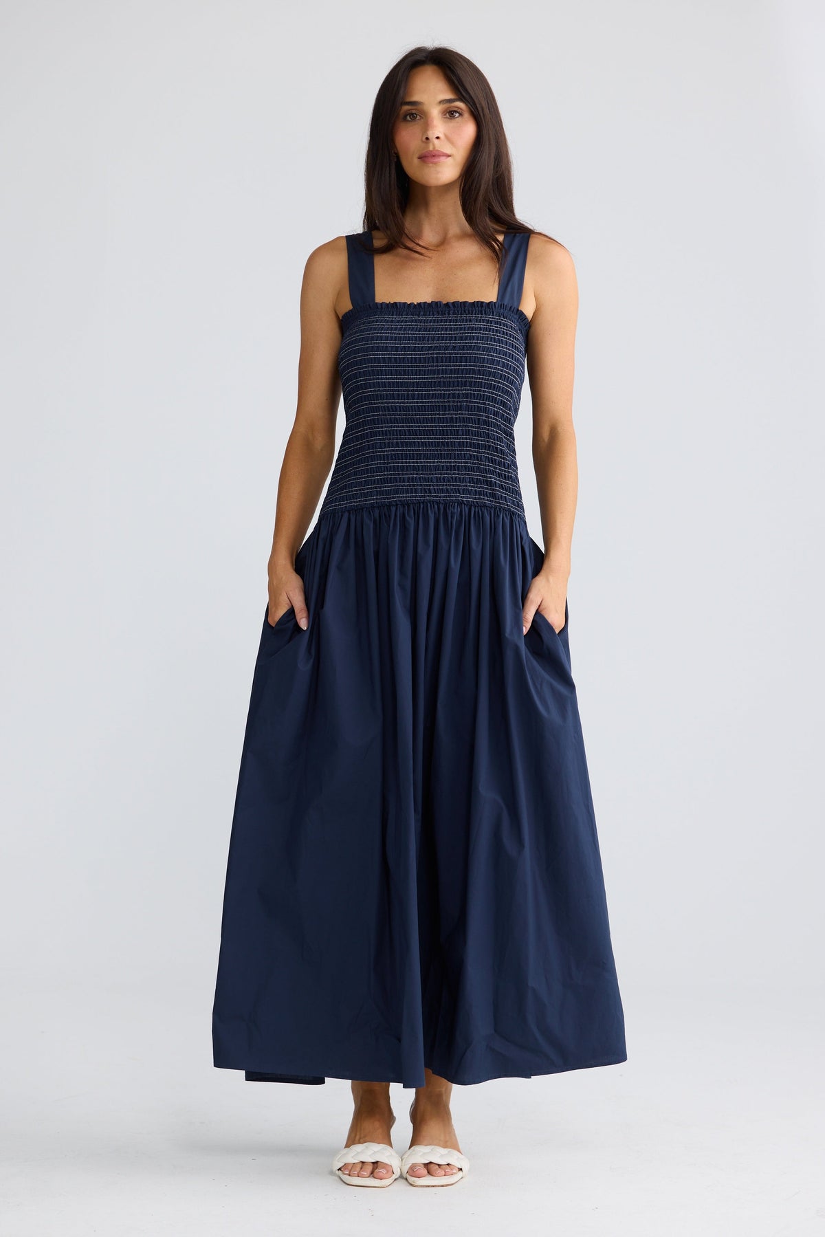 Brave + True MOLLY Dress in Navy
