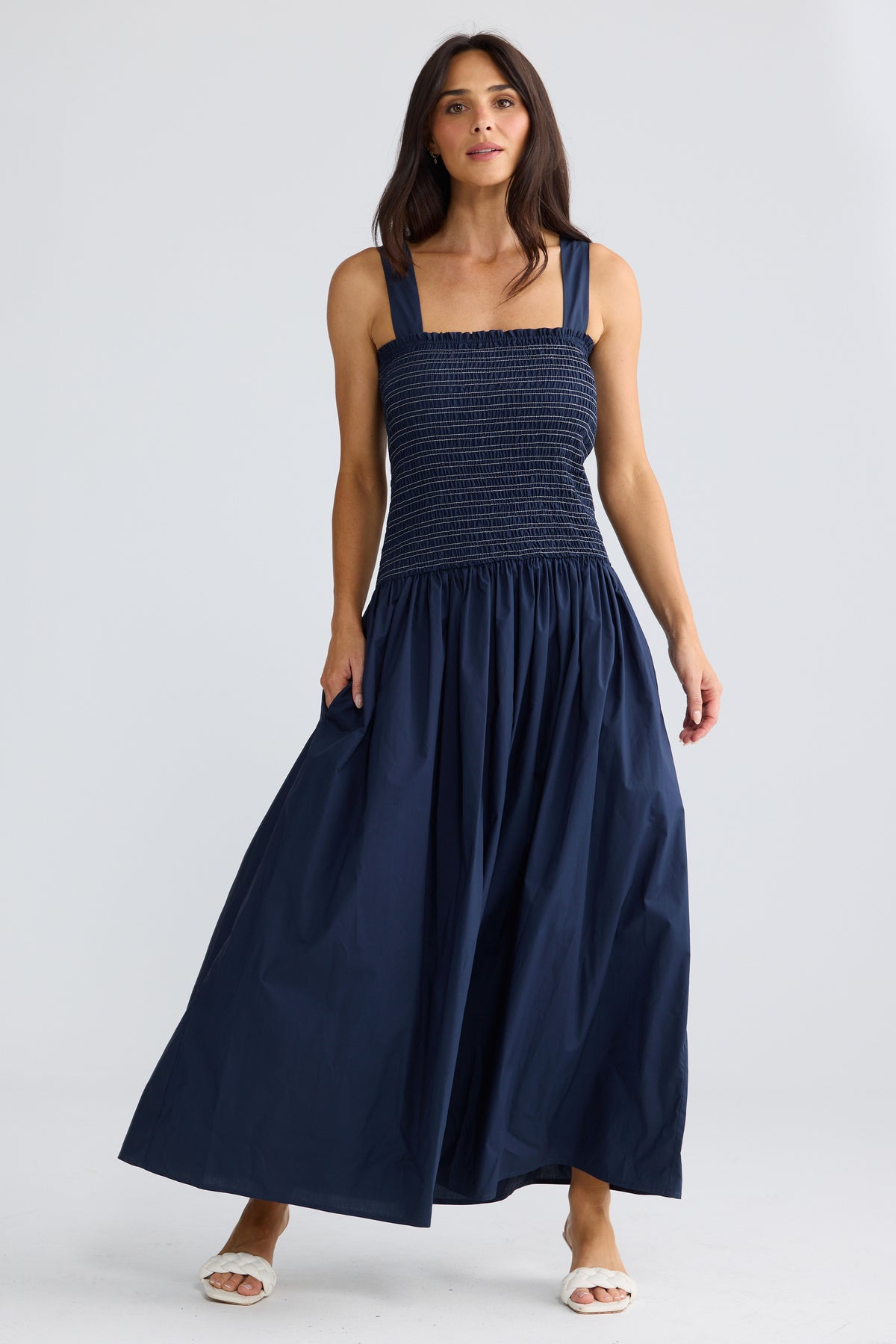 Brave + True MOLLY Dress in Navy