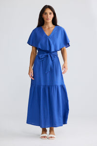 Brave + True LONG WAY HOME Dress in Cobalt