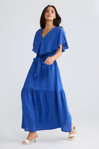 Brave + True LONG WAY HOME Dress in Cobalt