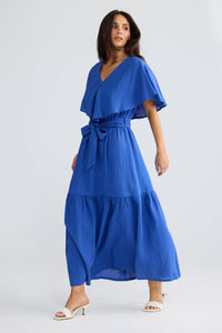 Brave + True LONG WAY HOME Dress in Cobalt