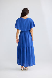 Brave + True LONG WAY HOME Dress in Cobalt