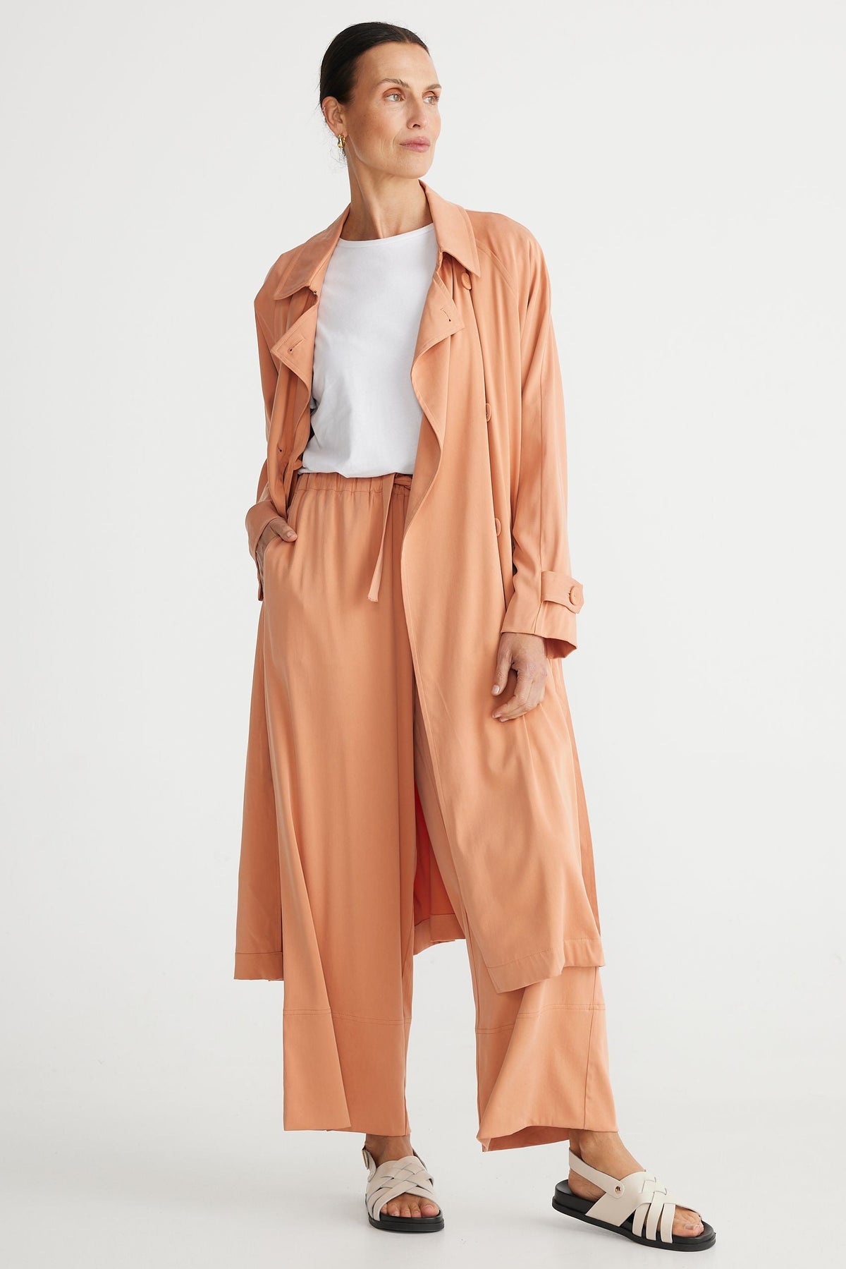 Brave + True Calipso Trench in Spice