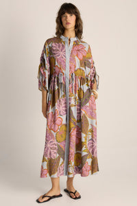 Fate + Becker BOTANICA Dress in Leaf Print