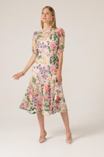 Sacha Drake Cardelina Dress in Lavender Pink Flower