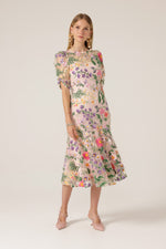 Sacha Drake Cardelina Dress in Lavender Pink Flower