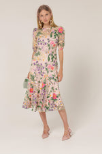 Sacha Drake Cardelina Dress in Lavender Pink Flower