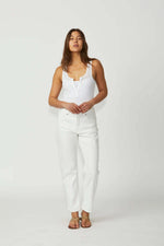 New London Jean DOVER in Washed White