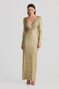 Derma Department PALLAS Gown in Gold