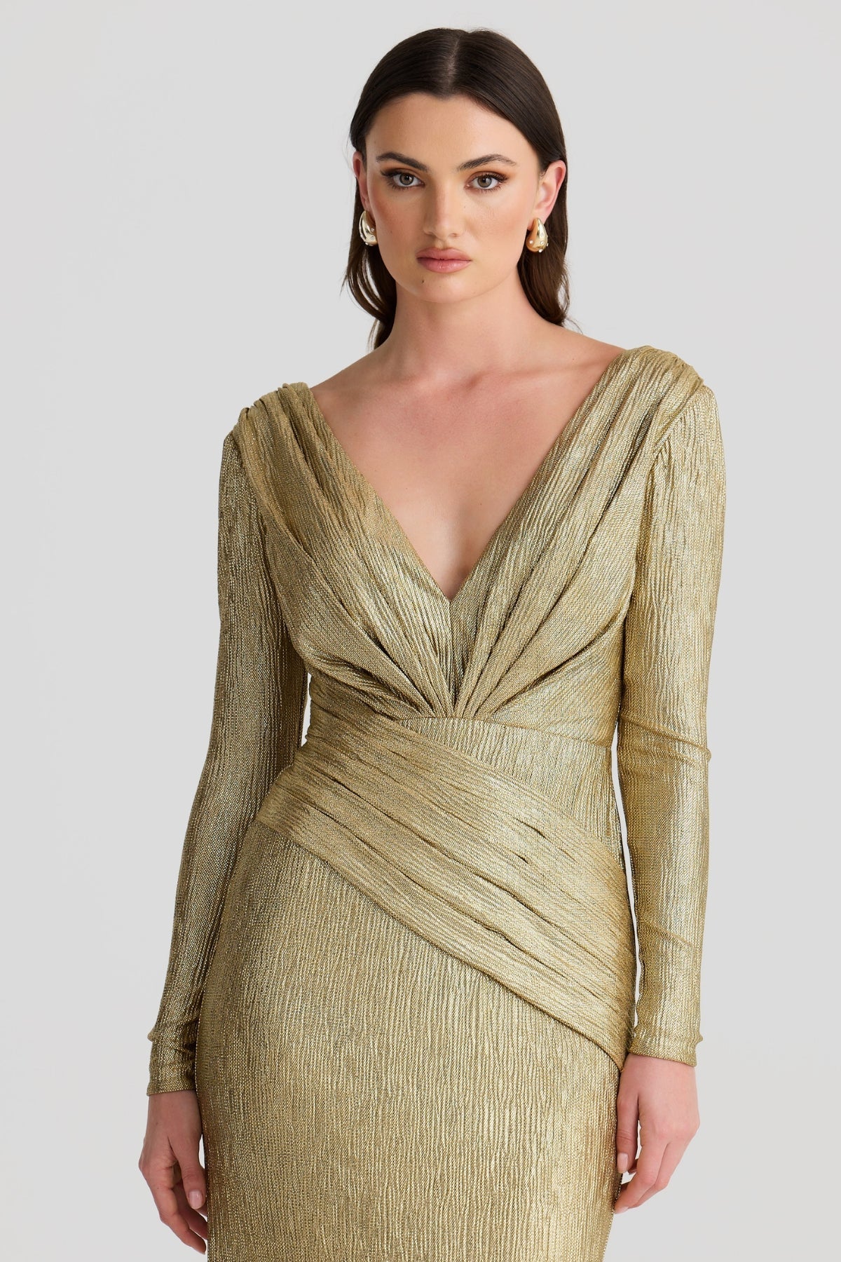 Derma Department PALLAS Gown in Gold