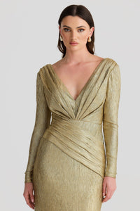 Derma Department PALLAS Gown in Gold
