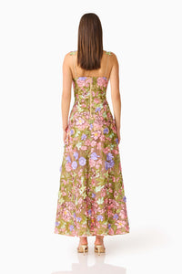 Elliatt FIORA A Line Gown in Green