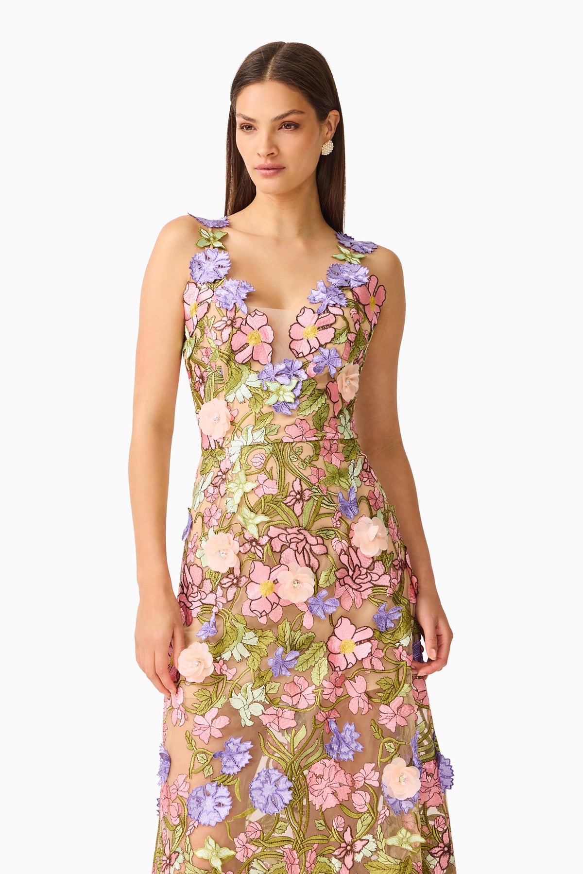 Elliatt FIORA A Line Gown in Green