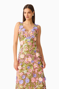 Elliatt FIORA A Line Gown in Green
