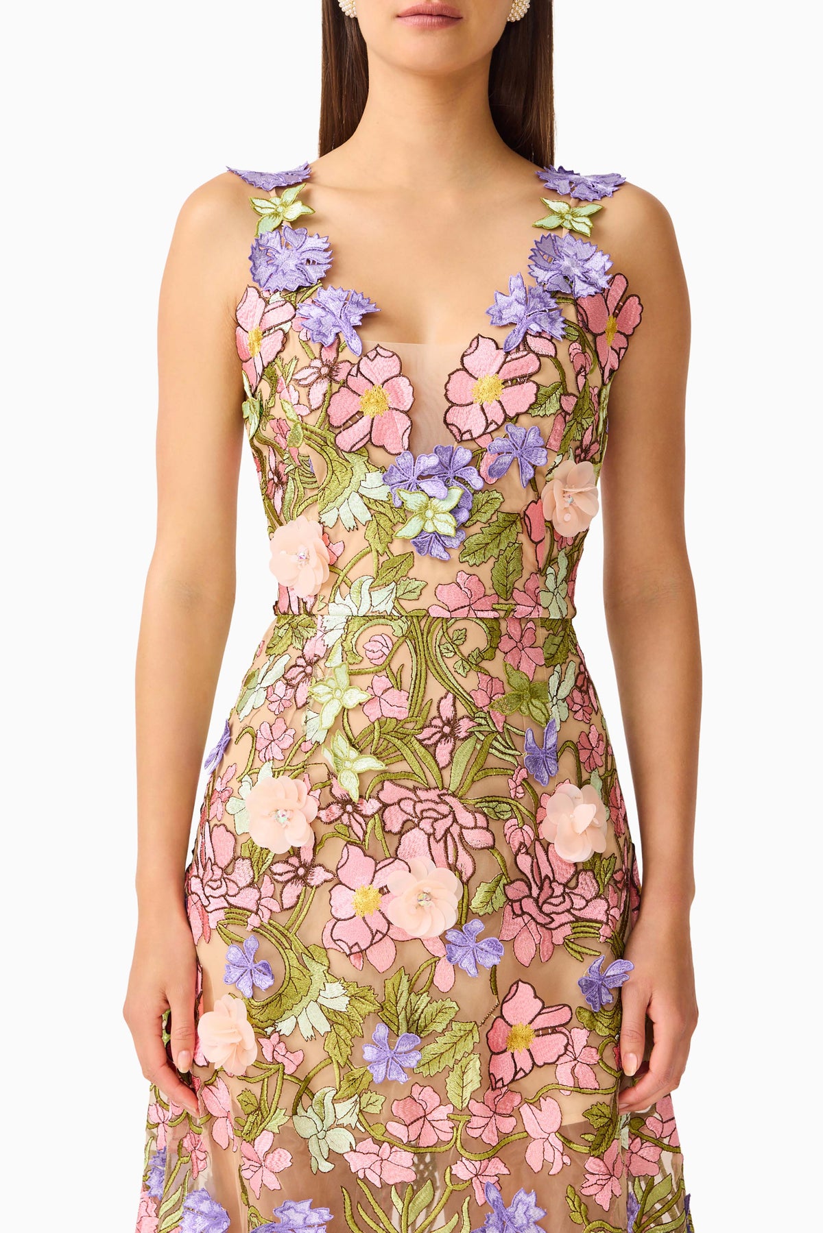 Elliatt FIORA A Line Gown in Green