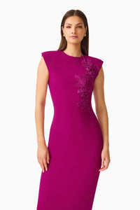 Elliatt DAHLIRA Column Maxi Dress in Orchid Pink
