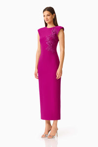 Elliatt DAHLIRA Column Maxi Dress in Orchid Pink