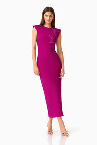 Elliatt DAHLIRA Column Maxi Dress in Orchid Pink