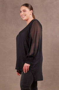 Eb & Ive Bantu Top in Ebony