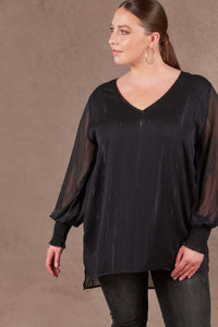 Eb & Ive Bantu Top in Ebony