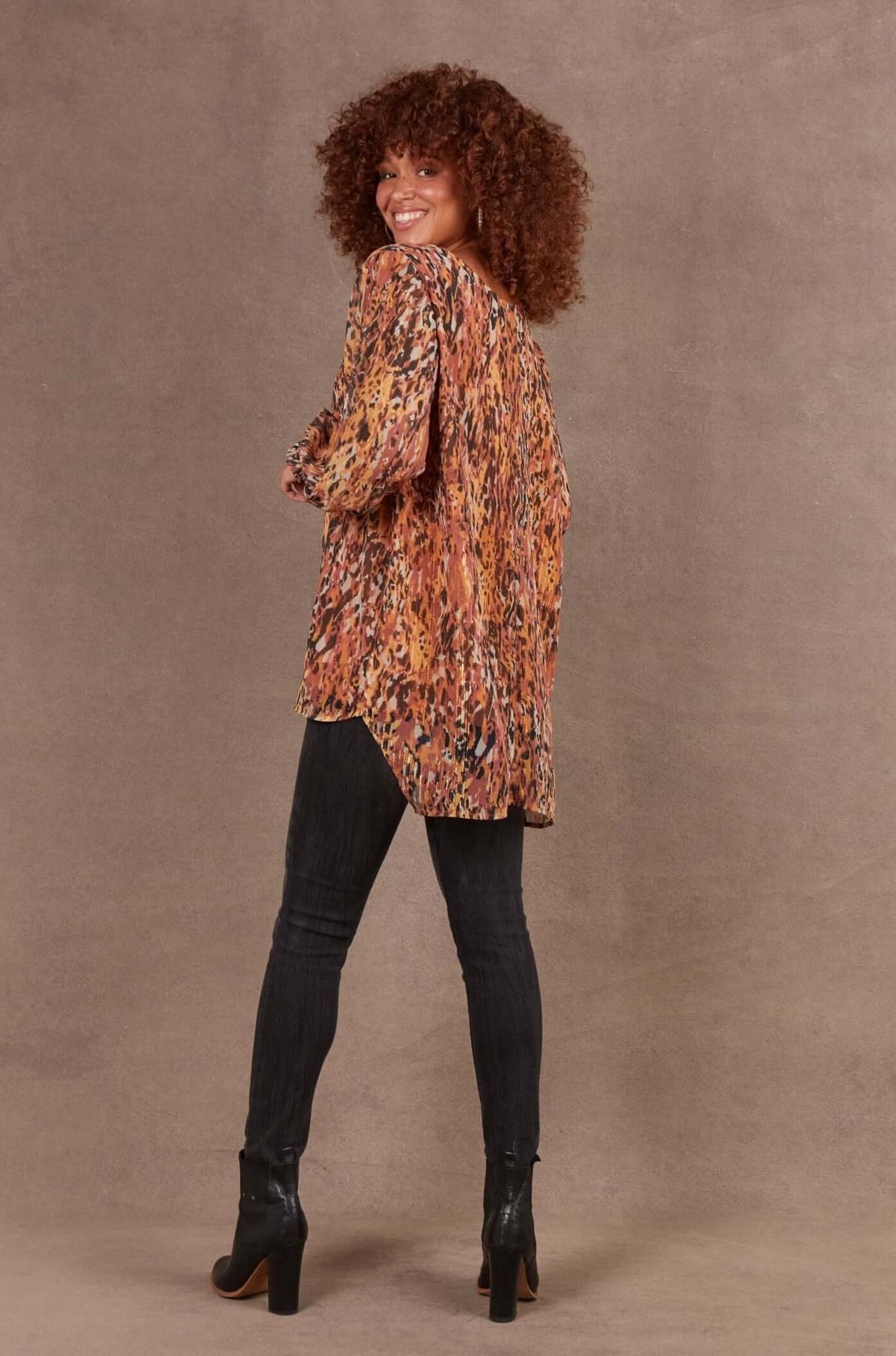 Eb & Ive Bantu Top in Ochre