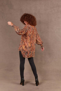 Eb & Ive Bantu Top in Ochre