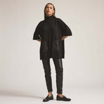 Raw by Raw Evelyn Cape in Jet Black