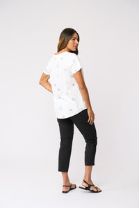 Foil FUSS FREE Capri in Black
