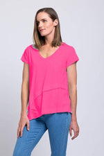 Foil Best Angle Tee in Azalea