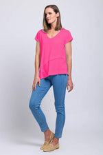 Foil Best Angle Tee in Azalea