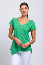 Foil Angle Divine Tee in Kelly Green