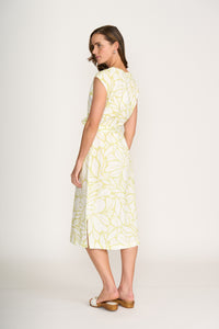 Foil You Little Zipper Dress in Silhouette