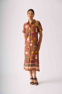 Foil ADVANCED INTERACTION Dress in Salsa