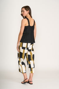 Foil Into The Fray Top in Black