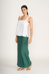 Foil Into The Fray Top in White