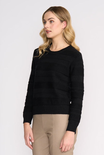 Foil Face Value Sweater in Black
