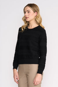 Foil Face Value Sweater in Black