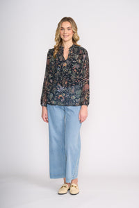 Foil Stepping Out Blouse in Narnia