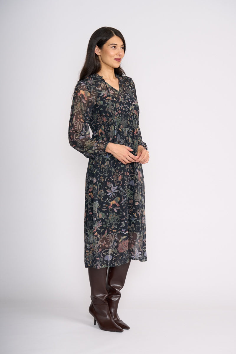 Foil Tinder Twirl Dress in Narnia