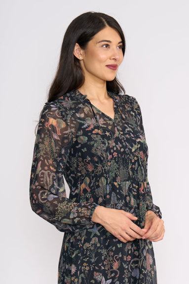 Foil Tinder Twirl Dress in Narnia