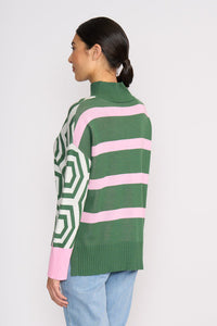 Foil Next Level Sweater in Sage Hex