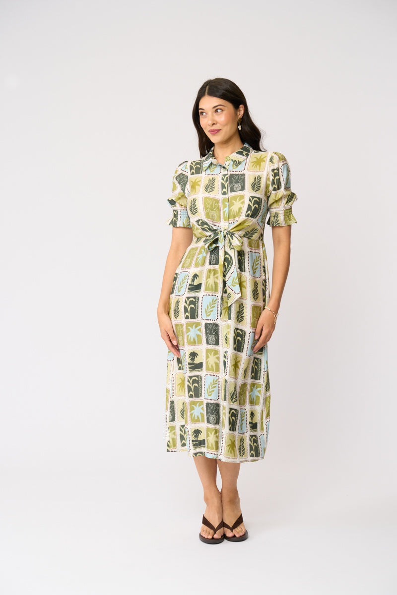 Foil TIED AND TRUE Dress in Write Home