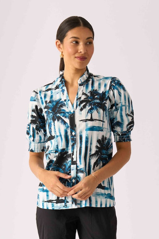 Foil FIRST IMPRESSION Blouse in Troppo