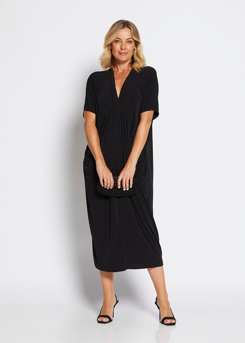 Philosophy FARRAH Kaftan Dress in Black