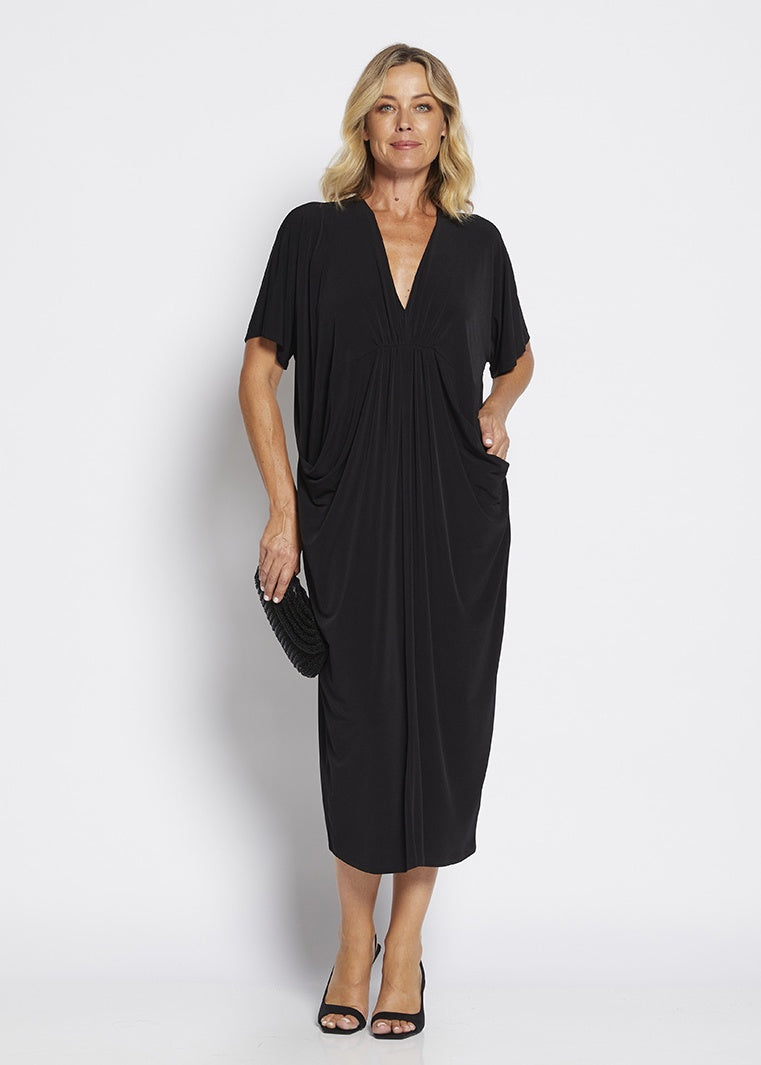 Philosophy FARRAH Kaftan Dress in Black