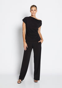 Philosophy KIMBA Asymmetric Top in Black