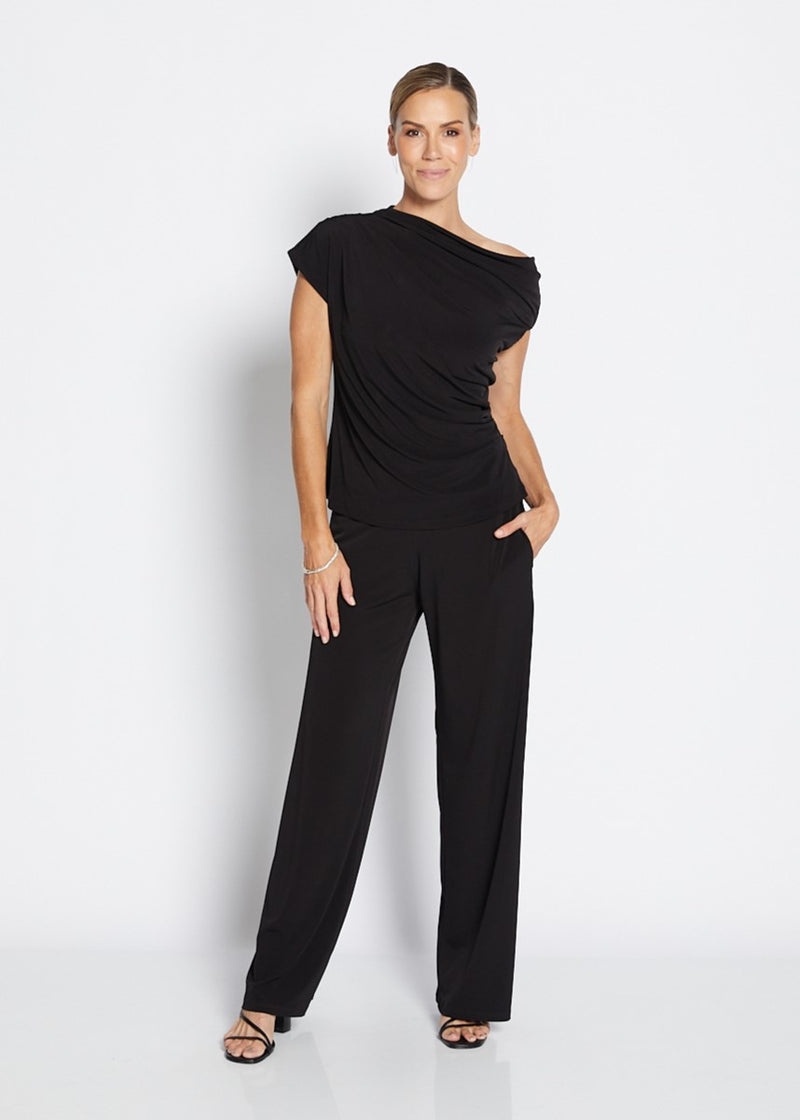 Philosophy KIMBA Asymmetric Top in Black