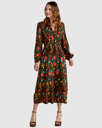 Fate + Becker Guadalupe Dress in Choc Rio
